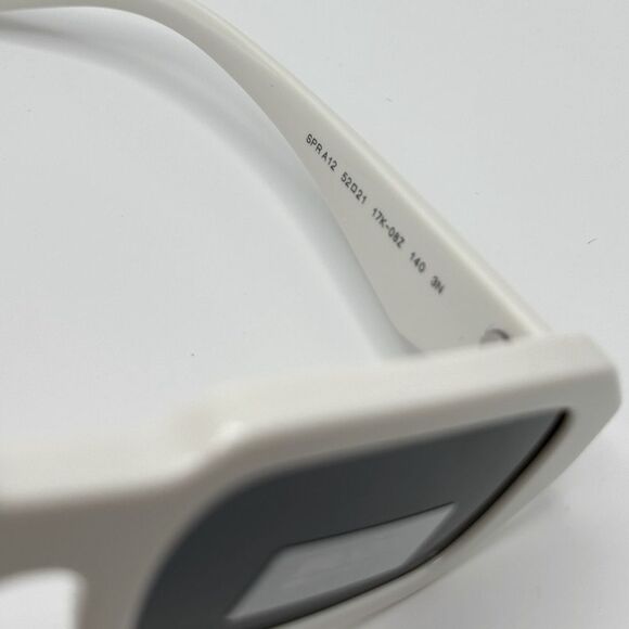 PRADA Sunglasses PR A12S 17K08Z White/Dark Grey Unisex NEW - Picture 9 of 13